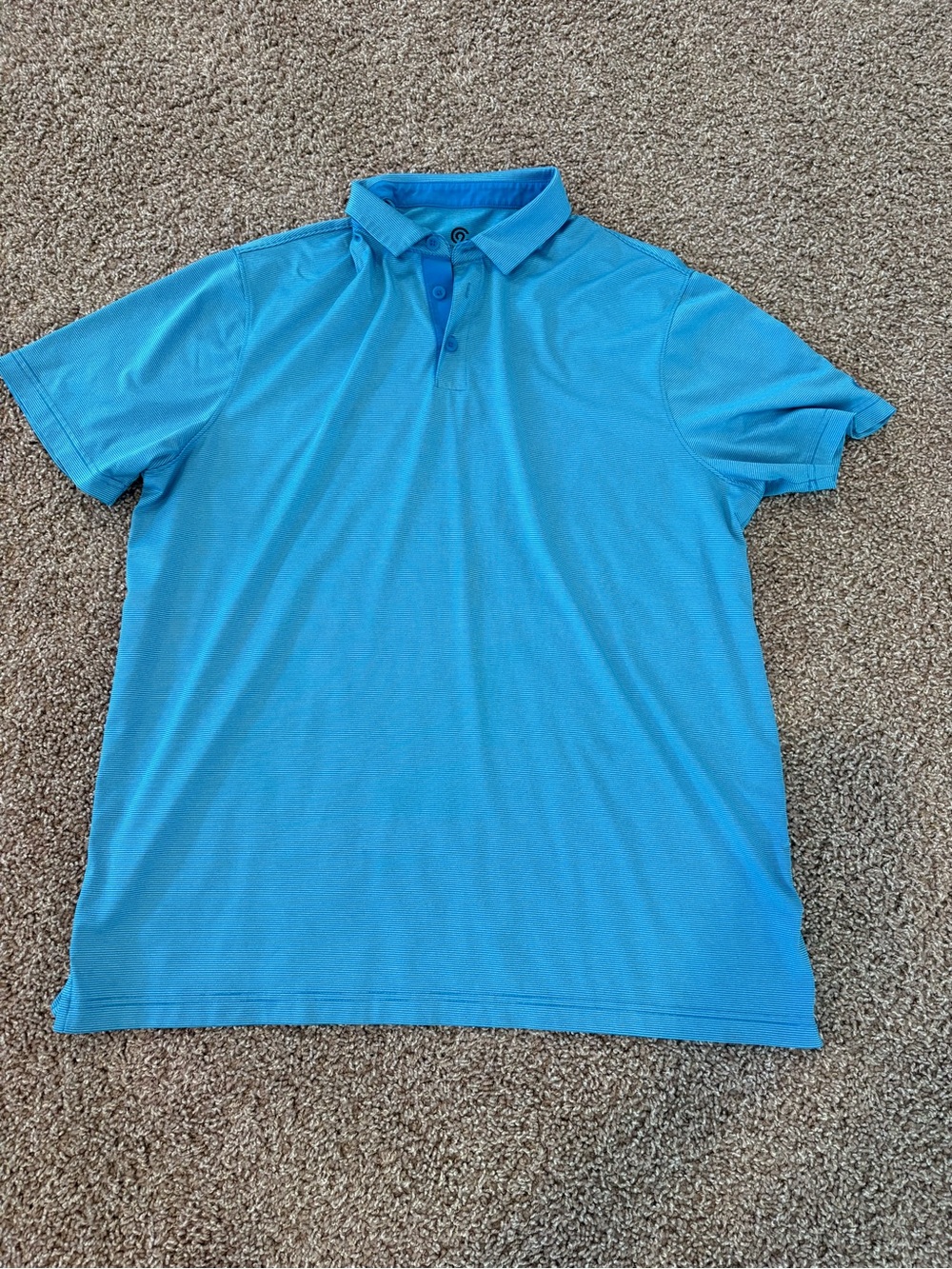 Champion Men's Light Blue Performance Polo